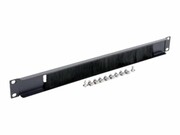 GEMBIRD 19A-BRUSH-02 Gembird panel szczotkowy do szafy 19, 1U, czarny GEMBIRD