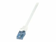 LOGILINK CP3021U LOGILINK Patch cord U/UTP cat.6A wtyk RJ45-cat.6 EconLine dł.0,5m biały LOGILINK