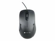 TECHLY Przewodowa Mysz Optyczna USB 1000dpi Czarna TECHLY