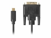 LANBERG Kabel USB-C M ->DVI-D 24+1 M 1m czarny LANBERG