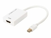 ASSMANN DisplayPort adapter cable mini DP - HDMI type A M/F 0 2m HDMI Ver. 2.0 active CE gold wh DIGITUS