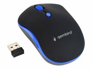 GEMBIRD MUSW-4B-03-B Gembird bezprzewodowa mysz optyczna MUSW-4B-03-B,1600 DPI,nano USB,czarno-niebie GEMBIRD