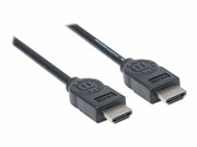 MANHATTAN 306119 Manhattan Kabel monitorowy HDMI/HDMI 1.3 1,8m ekranowany czarny IC INTRACOM