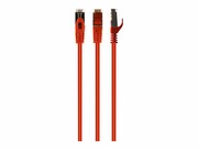 GEMBIRD PP6A-LSZHCU-R-10M patchcord RJ45 cat. 6A SFTP LSZH 10m czerwony GEMBIRD