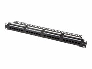 LOGILINK NP0004A LOGILINK- Patchpanel 19 kat. 6, 24-portowy, UTP, czarny LOGILINK