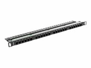 LANBERG PPU5-0024-B Lanberg Patch Panel 24 port 0.5U, kat. 5e, czarny LANBERG