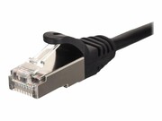 NETRACK BZPAT2FK Netrack patchcord RJ45, osłonka zalewana, kat. 5e FTP, 2m czarny NETRACK