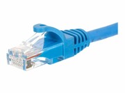 NETRACK BZPAT0P56B Netrack patchcord RJ45, osłonka zalewana, kat. 6 UTP, 0.5m niebieski NETRACK