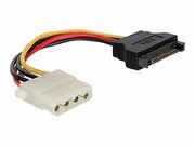 GEMBIRD CC-SATA-PS-M Gembird kabel Sata zasilajacy (M) -> Molex (F) 15cm GEMBIRD
