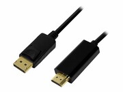 LOGILINK CV0126 LOGILINK - Kabel DisplayPort/HDMI 4K ,dł.1m LOGILINK