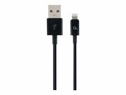 GEMBIRD CC-USB2P-AMLM-1M Gembird Kabel USB do 8-pin, ładowanie transmisja (Ipad,Iphone5/6/7/8/X),1m,czarn GEMBIRD