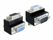 DELOCK 65266 Delock adapter Sub-D 9 pin męski > żeński kątowy 90 DELOCK