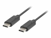 LANBERG CA-CMCM-10CU-0005-BK Lanberg kabel USB-C M/M 2.0 0.5M Czarny LANBERG