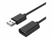 UNITEK Y-C449GBK Kabel Przedłużacz USB 2.0 M/F 1.5m UNITEK