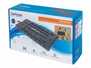 MANHATTAN 163606 Manhattan SuperSpeed USB-A 3.0 28-portów MondoHub II 24x USB-A 2.0 4x USB-A 3.0 IC INTRACOM