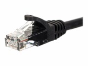 NETRACK BZPAT1UK Netrack patchcord RJ45, osłonka zalewana, kat. 5e UTP, 1m czarny NETRACK