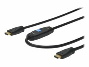 DIGITUS Kabel HDMI HighSpeed z Ethernetem ze wzmacniaczem 4K 30Hz UHD HDMI A/A M/M 20m DIGITUS