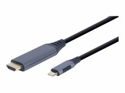 GEMBIRD CC-USB3C-HDMI-01-6 Kabel USB Type-C do HDMI szary 1.8m GEMBIRD