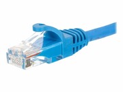NETRACK BZPAT16B Netrack patchcord RJ45, osłonka zalewana, kat. 6 UTP, 1m niebieski NETRACK