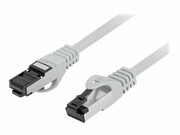 LANBERG patchcord kat.8.1 S/FTP LSZH CU 2m szary LANBERG