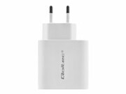 QOLTEC 51718 Charger 45W 5-20V 2.4-3A USB type C PD USB White QOLTEC
