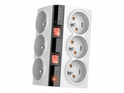 HSKDATA W0156 Acar Smart listwa zasilająco-filtrująca, szara, 6 gniazd, 3m HSK DATA (ACAR)