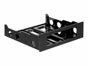 DELOCK 18136 Delock adapter/redukcja ramka plastikowa 5.25->3.5 czarna DELOCK