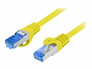 LANBERG Patchcord Cat.6A S/FTP LSZH CCA 0.25m yellow LANBERG
