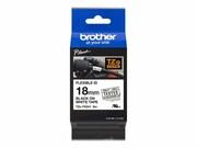 BROTHER TZEFX241 Taśma Brother 18mm BLACK ON WHITE FLEXIBLE ID BROTHER