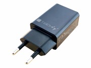 TECHLY Sieciowa Ładowarka USB-A 5V 2.4A 12W max. Czarna TECHLY