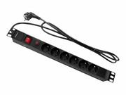 QOLTEC 53995 Listwa zasilająca Qoltec do RACK 19 16A 1U PDU 6xSCHUKO 2m QOLTEC