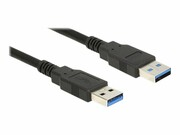 DELOCK 85059 Delock Kabel USB 3.0 AM-AM, 0.5m, czarny DELOCK