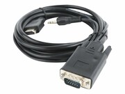 GEMBIRD A-HDMI-VGA-03-6 Gembird adapter HDMI-A(M) ->VGA (F) + audio, na kablu 1.8m, czarny GEMBIRD