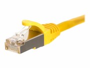 NETRACK BZPAT05FY Netrack patchcord RJ45, osłonka zalewana, kat. 5e FTP, 0.5m zolty NETRACK