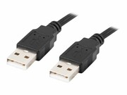 LANBERG cable USB-A M/M 2.0 1.8m black LANBERG