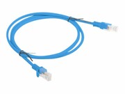 LANBERG PCU5-10CC-0100-B Lanberg Patchcord RJ45, kat. 5e, UTP, 1m, niebieski LANBERG