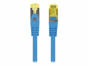 LANBERG Patchcord Kat.6A S/FTP LSZH CU 2m niebieski LANBERG
