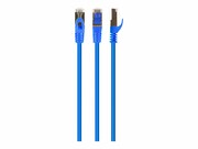 GEMBIRD PP6A-LSZHCU-B-1M Gembird patchcord RJ45, kat. 6A, SFTP, LSZH, 1m, niebieski GEMBIRD