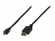 ASM AK-330109-010-S ASSMANN Kabel HDMI 1.4 HighSpeed z Ethernetem Typ HDMI A/microHDMI D M/M 1m DIGITUS