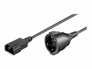 MANHATTAN Kabel Adapter Zasilania IEC320 C14 na Schuko F Gniazdo 1.5m MANHATTAN