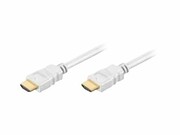 TECHLY Kabel monitorowy HDMI-HDMI M/M 1.4 Ethernet 3D 4K, 10m, biały TECHLY