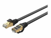 UNITEK C1897BK-1M Kabel Ethernet płaski CAT 7 UTP 1m UNITEK
