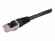 EXTRALINK LAN patchcord CAT.5E FTP 2m kabel ekranowany czysta miedź czarny EXTRALINK