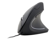 GEMBIRD MUS-ERGO-01 Gembird ergonomiczna mysz optyczna MUS-ERGO-01, 3200 DPI, USB, czarna GEMBIRD