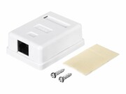 NETRACK 106-00 Netrack gniazdo kompletne natynkowe 1xRJ45 8p8c UTP Cat5e LSA NETRACK