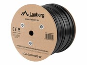 LANBERG LCU6-21CU-0305-BK Lanberg kabel instalacyjny UTP, kat. 6, drut OUTDOOR CU, 305m, czarny LANBERG