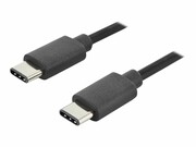 ASM AK-300138-018-S ASSMANN Kabel połączeniowy USB 3.0 SuperSpeed Typ USB C/USB C M/M czarny 1,8m DIGITUS