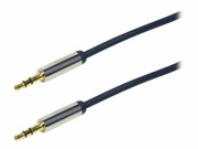 LOGILINK CA10100 LOGILINK - Kabel audio 3,5 m/m 1m niebieski LOGILINK