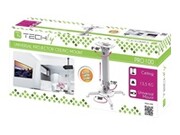 TECHLY Uniwersalny uchwyt sufitowy do projektora 38-58 cm 13.5 kg srebrny TECHLY
