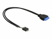 DELOCK 83095 Delock kabel USB 3.0 płyta główna (F) > USB 2.0 płyta główna (M), 0.3m DELOCK